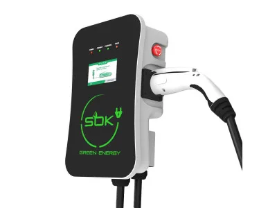 S'OK Green Energy M3W Series Wallbox EV Charger, 1 фаза, 7 кВт, 32a/220v, с коннектором — зарядная станция 7,4 кВт, переменный ток